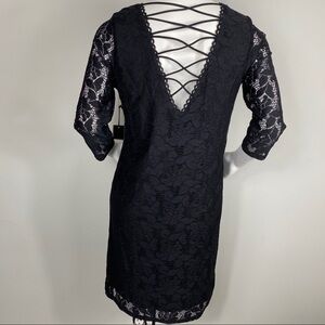 NWT Forever 21  Short Black Lace Dress